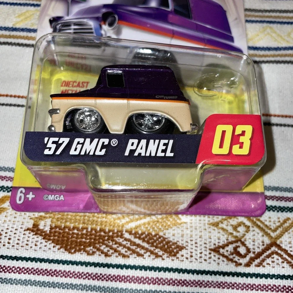 NEW Car Tuned Series 2 '57 GMC Panel 03 Purple Tan Automotive Hobbyist Collector